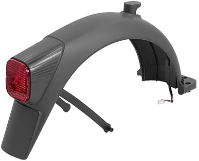 CNMNDE Kotflügel hinten for Elektroroller, passend for Ninebot, passend for Segway, E2 PRO KickScooter, Kotflügel mit Unterstützung, Rücklicht, Teilemontage E-Scooter-Kotflügel-Dekordeckel