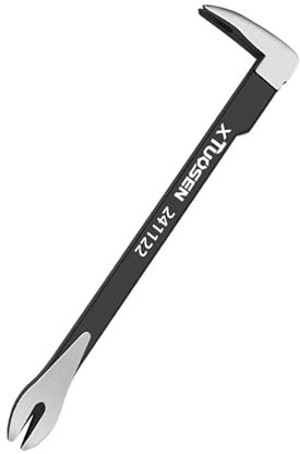 Verazquy Pro Claw Nail Puller 10-Inch Professional Puller with Carbon Steel Construction - Precision Thin Claw for Headless Nail Removal for Maximum Leverage in Woodworking and Demolition