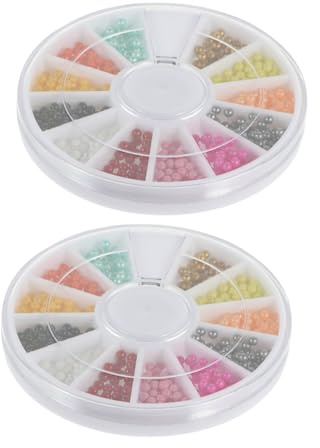 Homoyoyo Manicure Caviar Beads Multi-functional Caviar Beads for Nail Art Rhinestones Gems for Nail Decal for Crafts