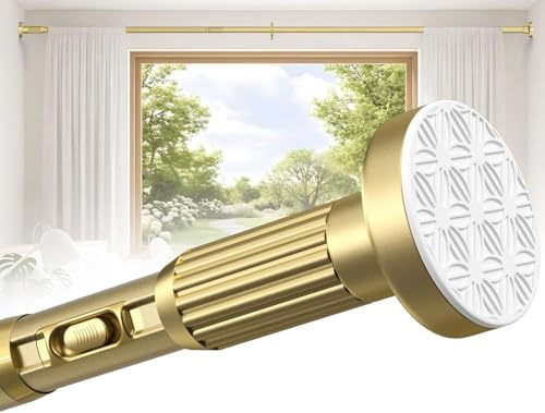Gardinenstange Ohne Bohren 100-422cm Ø32mm Teleskopstange Gold | Duschstange Zum Klemmen Teleskop Klemmstange Für Gardinen Vorhangstange Gardinenstange Zum Klemmen Duschvorhangstange