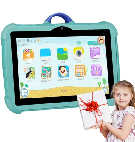 Dudsodi Tablette PC 7 Pouces, Batterie 4000 mAh | Tablette pour Haute résolution 4 Go + 64 Go | PC légère, Tablette Polyvalente pour Regarder des Films, Prendre des Photos