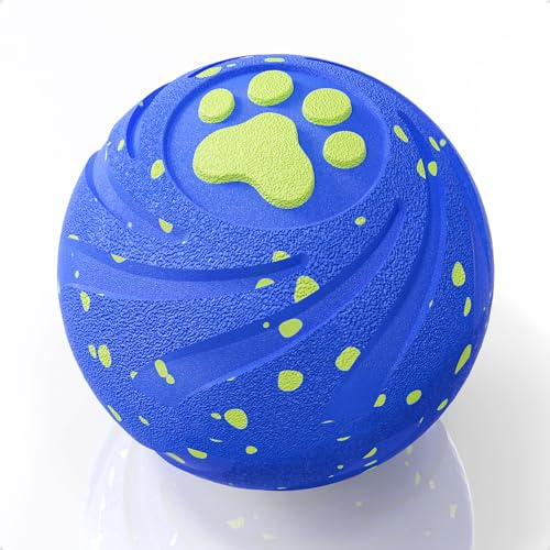 VNAKIO Hundespielzeug - Interaktiver Hundeball, Self Moving Dog Ball für Hunde, Intelligentes Hundespielzeug mit 3 Spielmodi, Geburtstagsgeschenk, USB Wiederaufladbar (Blau Interaktiver Hundeball)