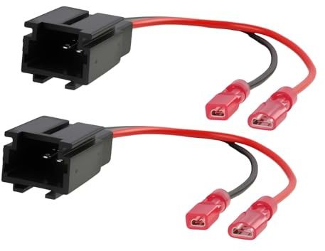 Adaptateur Haut-Parleur Voiture, Faisceau Connecteur ISO, Enceintes Aftermarket, Installation Plug and Play, Sans Coupe de Câbles