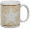 Kaffeebecher New Stars, 300ml, 4 Farben zur Auswahl, Tasse mit Motiv fünfzackiger Stern im Shabby- / Vintage-Look, Keramik, Höhe: ca. 9,5 cm, Farbe:braun