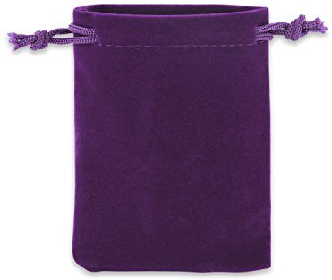 Auroris - Samtbeutel ca. 9x7cm Farbe: violett - 10 Stück