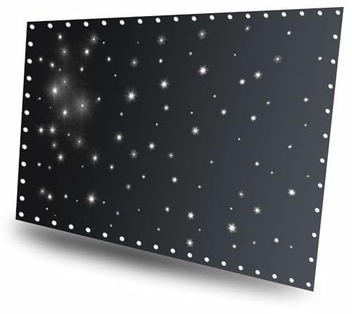 BeamZ SPW96C - Rideau à LEDS DJ, 96x LED Blanches, Dimensions 210 x 320cm, 20 Shows Lumineux Préprogrammés, Télécommande RF, Mode DMX, Mode Audio