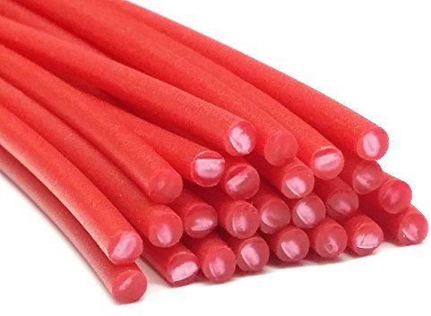 Kunststoffschweißdraht PE-HD 4mm Rund Rot (RAL3020) 25 Stäbe HDPE