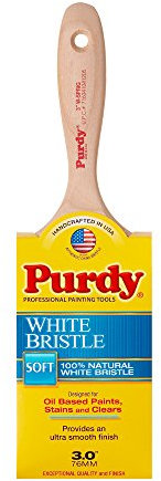 Purdy Purdy-144380430 144380430 White Bristle Series Sprig Flat Trim Paint Brush, 3 inch, 3