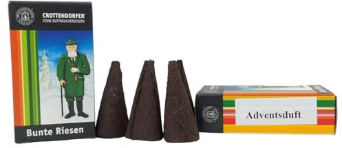 Original Crottendorfer Räucherkerzen Adventsduft Riesen XL Inhalt 5 ST