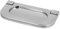 Sourcingmap Wardrobe Cupboard 3-inch Long Concealed Hidden Recessed Grip Pull Handle Silver Tone
