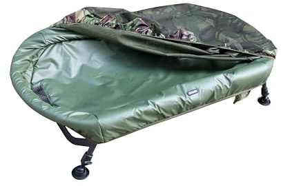 Abode Safe-Zone OVAL DPM Camo Folding Carp Unhooking Mat Cradle & Carry Bag Fishing