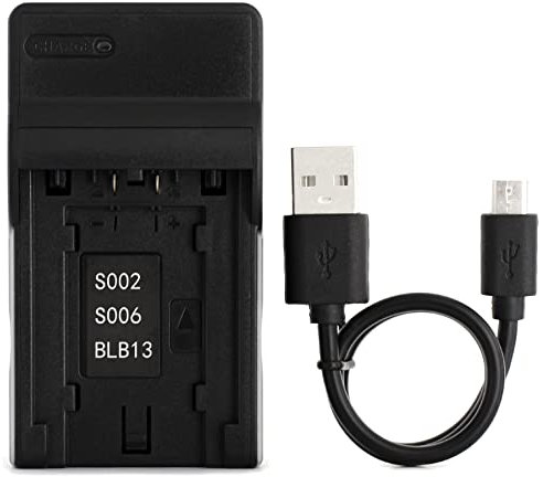 CGA-S002 USB Chargeur pour Panasonic Lumix DMC-FZ15, DMC-FZ18, DMC-FZ2, DMC-FZ20, DMC-FZ28, DMC-FZ3, DMC-FZ30, DMC-FZ35, DMC-FZ38, DMC-FZ4, DMC-FZ5, DMC-FZ50, DMC-FZ7, DMC-FZ8 Caméra et Plus
