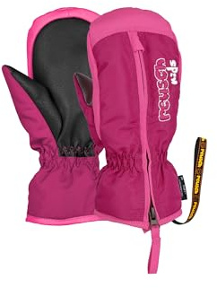 Reusch Winter-Fäustlinge für Babys & Kinder | extra warm & Winddicht | atmungsaktiv, Reißverschluss für leichtes Anziehen, Kinderhandschuhe für Alltag, Schnee & Outdoor, 1-6 Jahre, Ben Mitten
