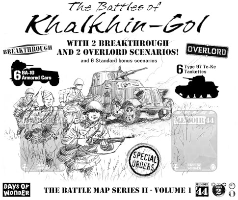 Days of Wonder , Memoir '44 Battle Map - Battle of Khalkhin Gol Expansion , Board Game , Ages 8+ , 2-8 Players , 30-90 Minutes Playing Time