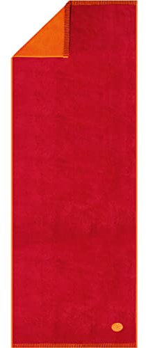 Egeria Ben crimson Saunatuch 75x200cm 100% Baumwolle Duschtuch Strandtuch
