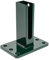 Camas Dübelplatte 15 x 10cm RAL6005 Pfostenschuh