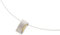 Boccia Damen-Anhänger Titan Zirkonia weiß - 0793-04
