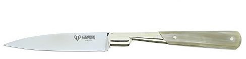 ELECTROPOLIS Tischmesser cudeman 0049-A, mit Handgriff Bullenhorn, 10,5 cm Einheit in Liquidation Klinge