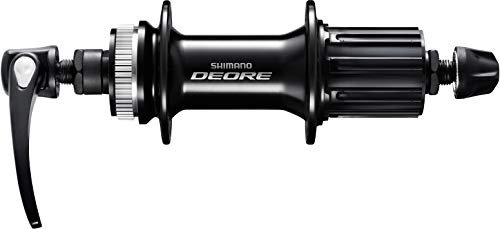 Shimano Unisex – Erwachsene Deore Kasseten-Hinterrad Nabe, Schwarz, 36 Loch