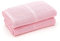 Bloomsbury Mill - Confezione da due - 100% puro cotone biologico - Copertine bambino a nido d'ape extra morbide - Carrozzina/viaggio/culla portatile - Rosa