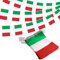 Anley Banderines de la República Italiana de, Eventos patrióticos, decoración del día Nacional del 2 de Junio, Barras Deportivas, 33 pies, 38 Banderas