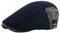 AIEOE Flatcap Schirmmütze Cap Winter Schiebermütze Herren Woolrich Cabbie Ivy Flat Cap