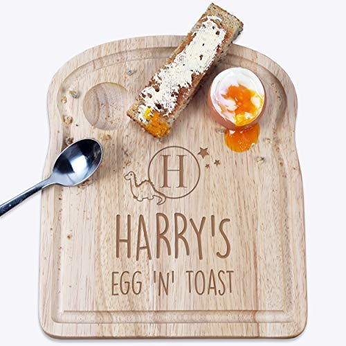 Kids Breakfast Egg Board Personalised Birthday Christmas Fun Child Gift