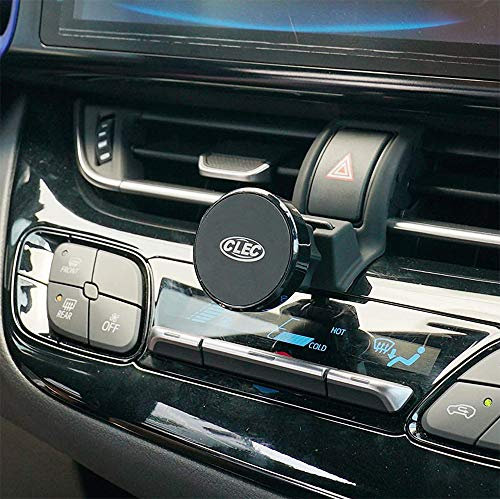 Beerte Support de téléphone de voiture pour Toyota CHR 2018-2023 de téléphone pour grille d'aération de voiture, adapté pour smartphone avec clip de fixation pour grille d'aération (magnétique)