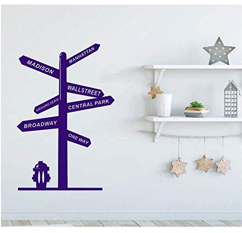 Wandtattoo Vinyl Aufkleber Wegweiser Park Abnehmbares Haus Home Wohnzimmer Dekor 57 * 85Cm
