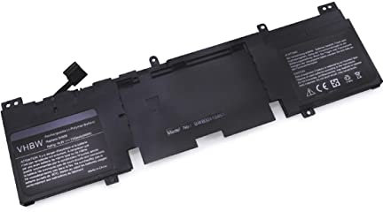 vhbw Akku kompatibel mit Dell Alienware AW13R2-10012SLV, AW13R2-1678SLV, Echo 13, QHD Notebook (3100mAh, 14,8V, Li-Polymer)