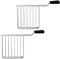 SPARES2GO Toastie Cage Rack with Drip Tray Compatible with Dualit Architect Domus Lite Toaster (Pack of 2)