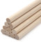 Holzstäbe zum Basteln, Holzstäbchen zum Basteln, Ø 12,5mm Länge 30 cm, 10 Stück Rundholz natur, Bastelholz für Makramee Stöcke, Unfertige Hartholz Stäbchen für Handwerk, Tiered uchen Unterstützung