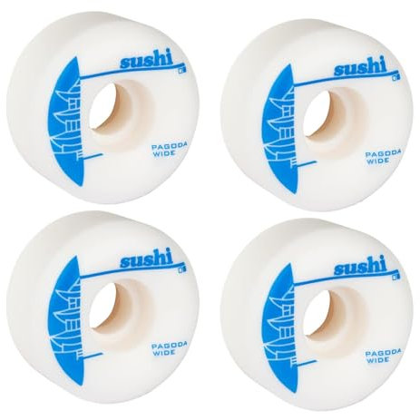 Sushi Pagode Wide 53 MM Wheels Monopatin Skateboard Rollen (Set 4)