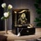 inCrystal Memory-Keeper Trauer-Geschenk | Erinnerung-Box | Glas-Foto in 3D | Gedenk-Kristall | Trauer-Box | Trost-Schublade| Glas-Bild | Foto-Gravur