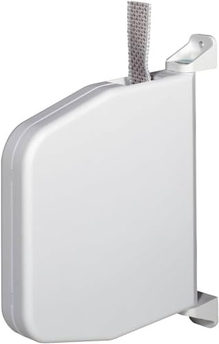 Avvolgitore per Tapparella Esterno -Sistema Orientabile “a Bandiera”, Capacità di Raccolta 6m, Cintino 14x1,2mm o Cordone Ø4mm, Materiale ABS con Trattamento Anti U.V. - Made in Italy - Bianco