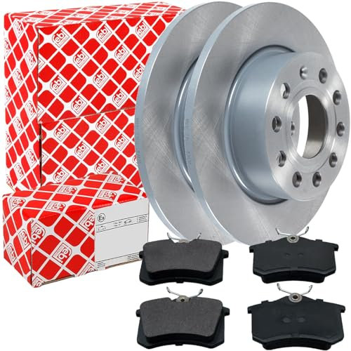 Bremsscheiben + Beläge hinten für A3 8P Golf 5 6 Octavia YETI