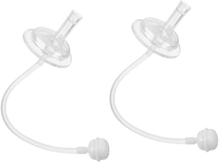 ibasenice Strohhalm-set Für Babyflaschen 4-teilig Breite Öffnung Silikon-strohhalme Für Baby-trinkflaschen Ersatz