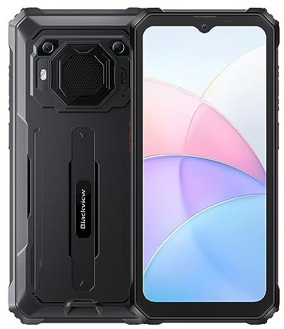 Blackview BV6200 - Smartphone Antichoc - Écran 6.5'' - ROM 64 Go, RAM 4 Go - Android 13 - Téléphone Portable Énorme Batterie 13 000 mAh - Photo 13 Mpx - Noir