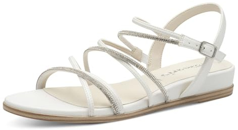 Tamaris Sandalette Damen Vegan Elegant weiß,EU 36