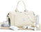 Reisetasche für Damen, Herren, Sporttasche, Reisetasche, e-beige, Large(with shoes compartment)