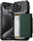 VRS DESIGN Compatible with iPhone 15 Pro Max Case with Card Holder [Damda Glide Pro], Sturdy Semi Auto 4-Card Slot, High Durability & Style Designed for iPhone 15 Pro Max (2023) Metallic Green