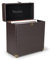 Audizio RC32 - Robuster Koffer für Schallplatten Aufbewahrung - Design Vinyl Holder - Plattenkoffer für Vinyl Aufbewahrung - Schallplatten Zubehör - Dunkel Braun