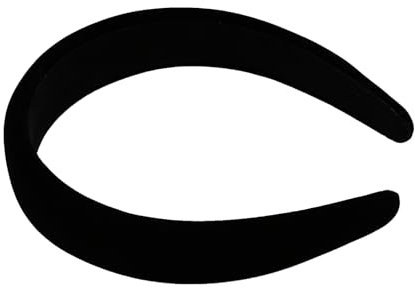 Bandeaux Mode Pour Femmes, Bandeau Cheveux Fille, Serre Tete Fille Velours, Bandeau Cheveux Femme Rétro FrançAis, Serre Tete Femme (Noir, 3 cm)