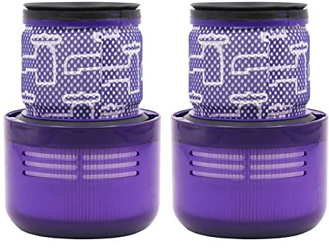 Lot de 2 filtres de rechange pour aspirateur sans fil Dy-Son V11 Outsize Series et Outsize Series avec filtre lavable et réutilisable