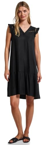 Street One LTD QR Viscose Tunic Dress_solid Black 38