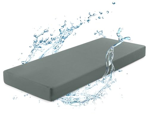BALAPET Waterproof Sauna Seat Cushion, Thick High-Density Foam Heat Insulation Mat for Sauna Bath House Shower Room, Sauna Accessories for Infrared Sauna Resting(Gray)