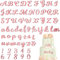 SOFPLATE 1 Box 128Pcs 63 Styles Letter Cake Topper Pink Acrylic Number Cupcake Toppers Plastic 0-9 Numbers A-Z Letters Mirrored Non Edible Rose Gold Decors for Cake Wedding Anniversary Birthday