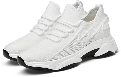 Elevate Shoes Herren 6-10 cm, Aufzug Schuhe Unsichtbare Höhe Heben Höhere Schuhe Casual Mesh Laufschuhe Sommerschuhe Breathable Sportschuhe Turnschuhe Fitnessschuhe Walking Sneakers für Männer