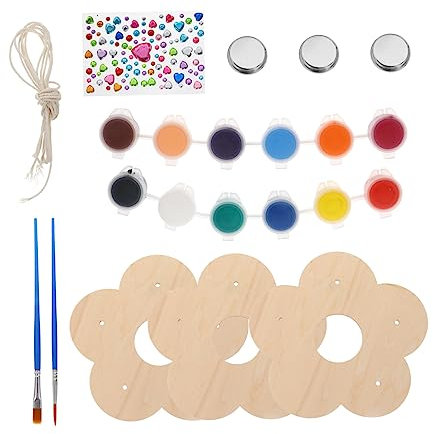 Toddmomy 3 Stück DIY - Vogelfütterer Kinderhandwerk Vogel Fütterer DIY-Graffiti- Graffiti-vogelhäuschen DIY Maler - Vogelhäuschen Färben DIY Malspielzeug Holz