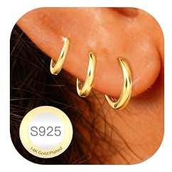 AVOTTO Turquoise earrings for Women Hypoallergenic Hoop Stud Earring Silver Earring Jewellry Birthday Gifts